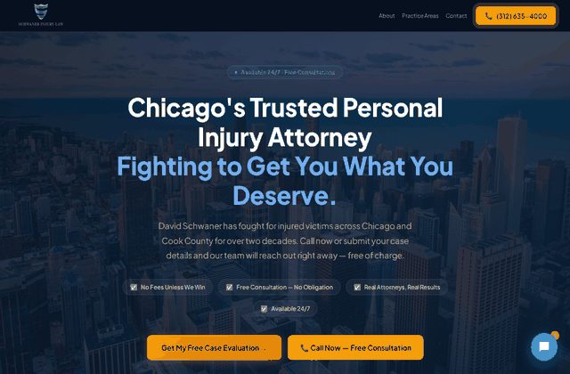 Schwaner Injury Law website
