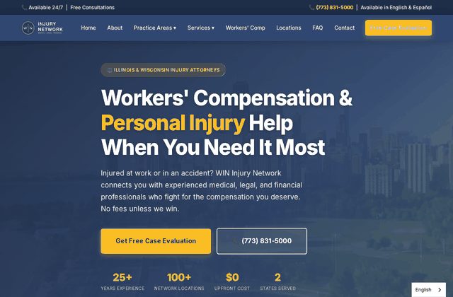 Illinois Injury Network website